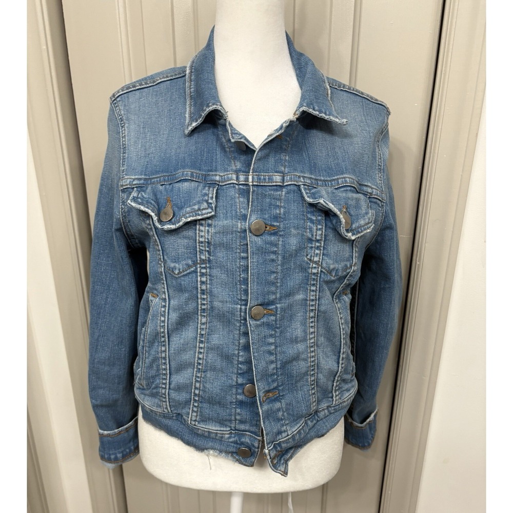 Free People Denim Jean Trucker Jacket Small